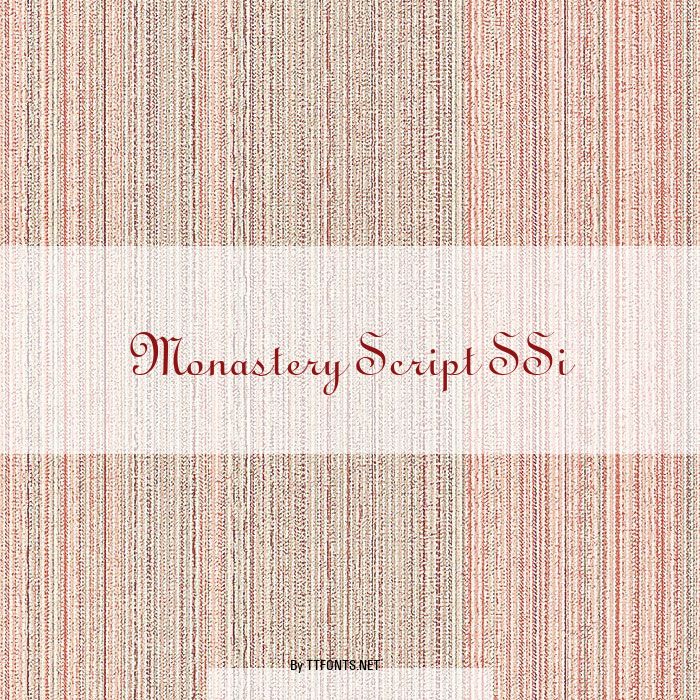 Monastery Script SSi example
